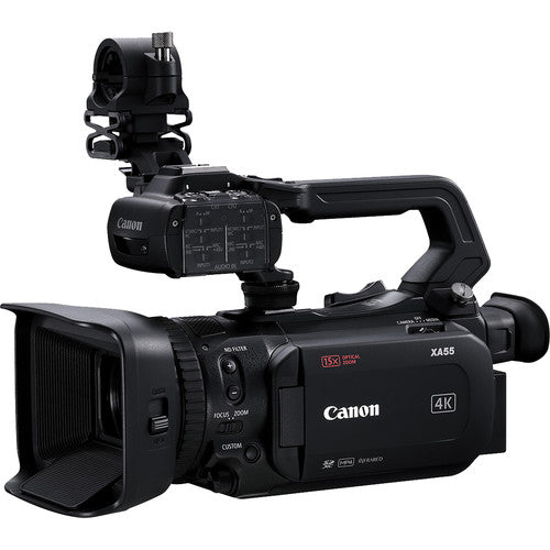 Cámara Canon XA55 UHD 4K30 con enfoque automático de doble píxel