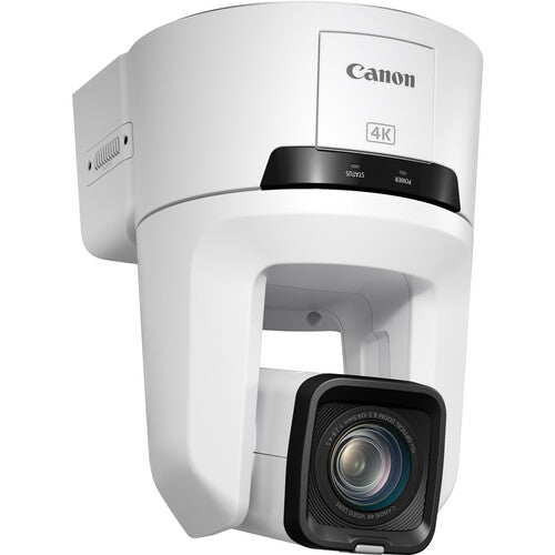 Cámara Canon CR-N500 profesional 4K NDI PTZ con zoom de 15x (blanco titanio)