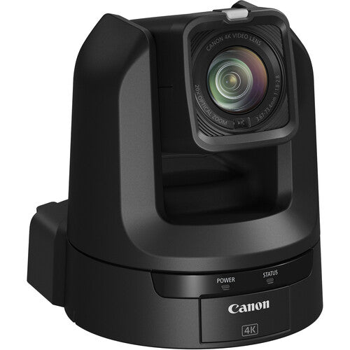 Cámara Canon CR-N300 4K NDI PTZ con zoom de 20x (negro satinado)