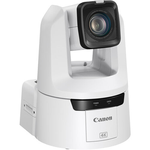 Cámara Canon CR-N500 profesional 4K NDI PTZ con zoom de 15x (blanco titanio)