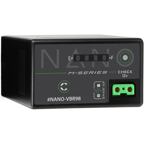 Batería Core SWX Nano-VBR98 de 7,4 V con D-Tap para videocámaras Panasonic seleccionadas Core