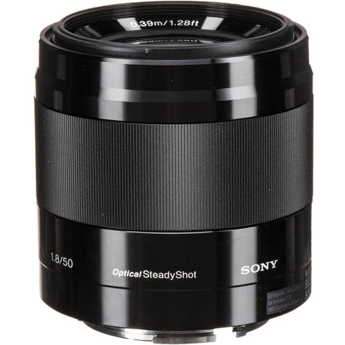 Lente Sony E 50 mm f/1.8 OSS (negro) — Codek