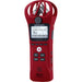 Grabadora portátil Zoom H1n de 2 entradas/2 pistas con micrófono X/Y integrado (rojo) Atelsa