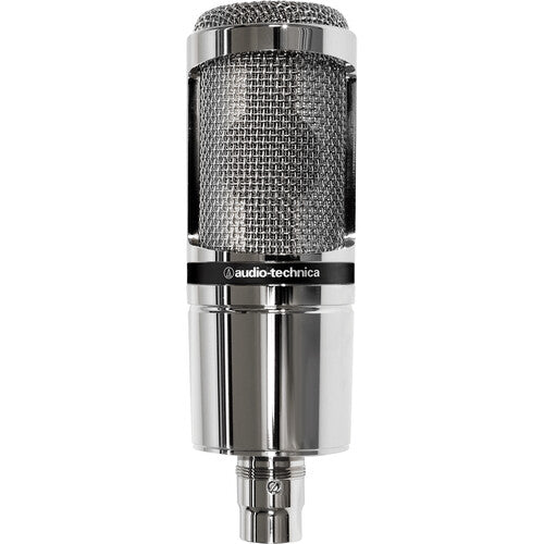 Micrófono de condensador cardioide Audio-Technica AT2020 (edición limitada plateada) Atelsa