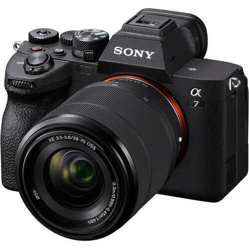 Cámara sin espejo Sony a7 IV con lente de 28-70 mm